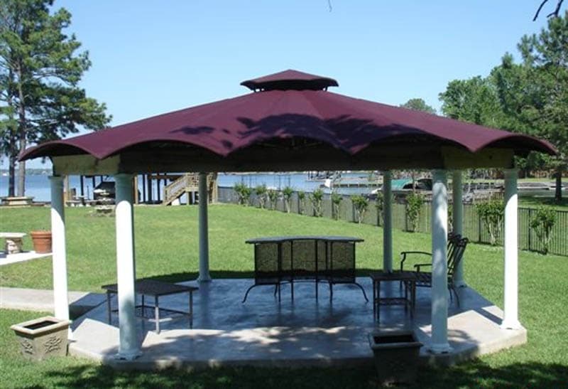Custom canopies installation 2 by AAA Awning Co., Houston Texas