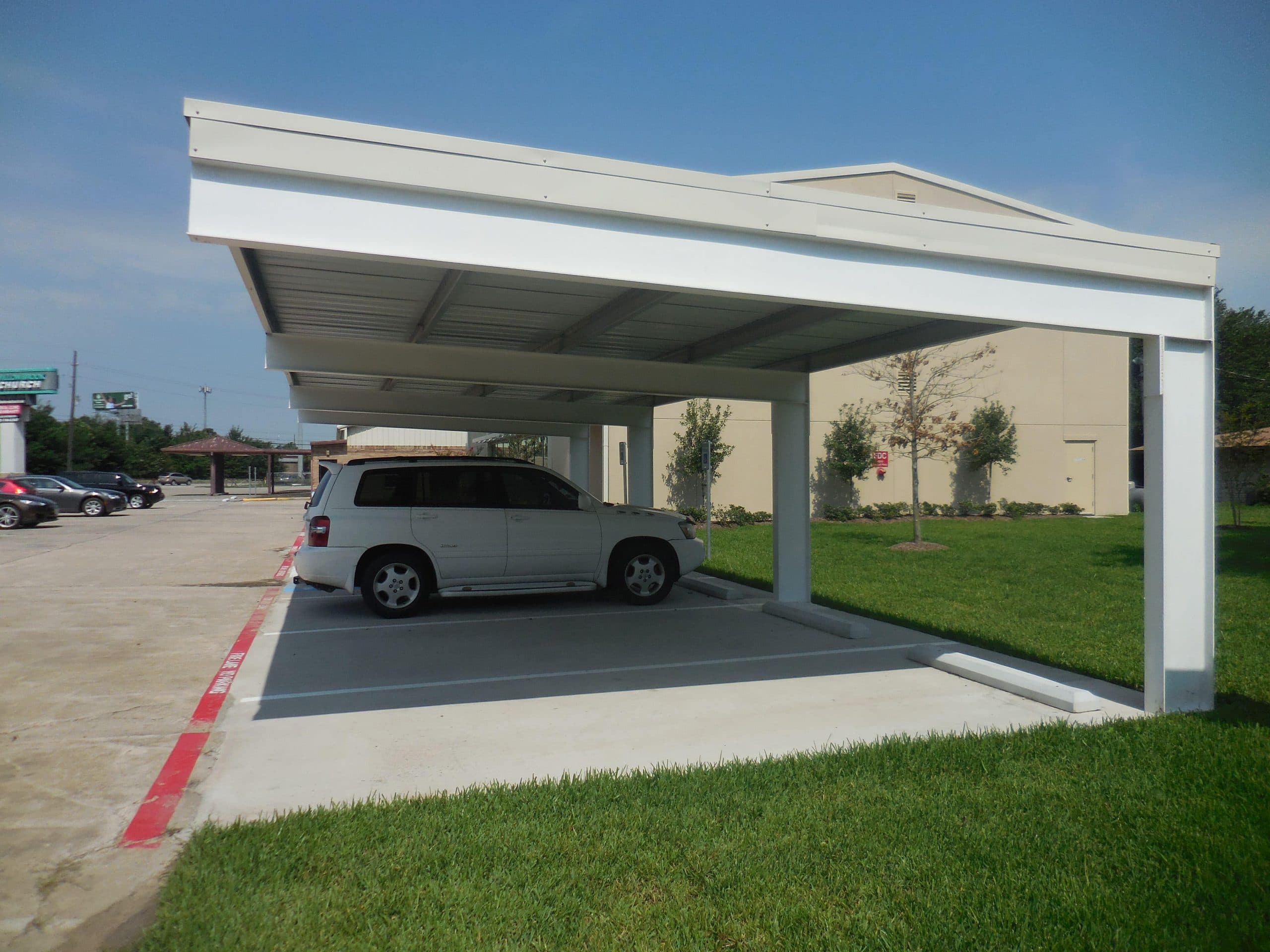 Custom carports installation 3 by AAA Awning Co., Houston Texas