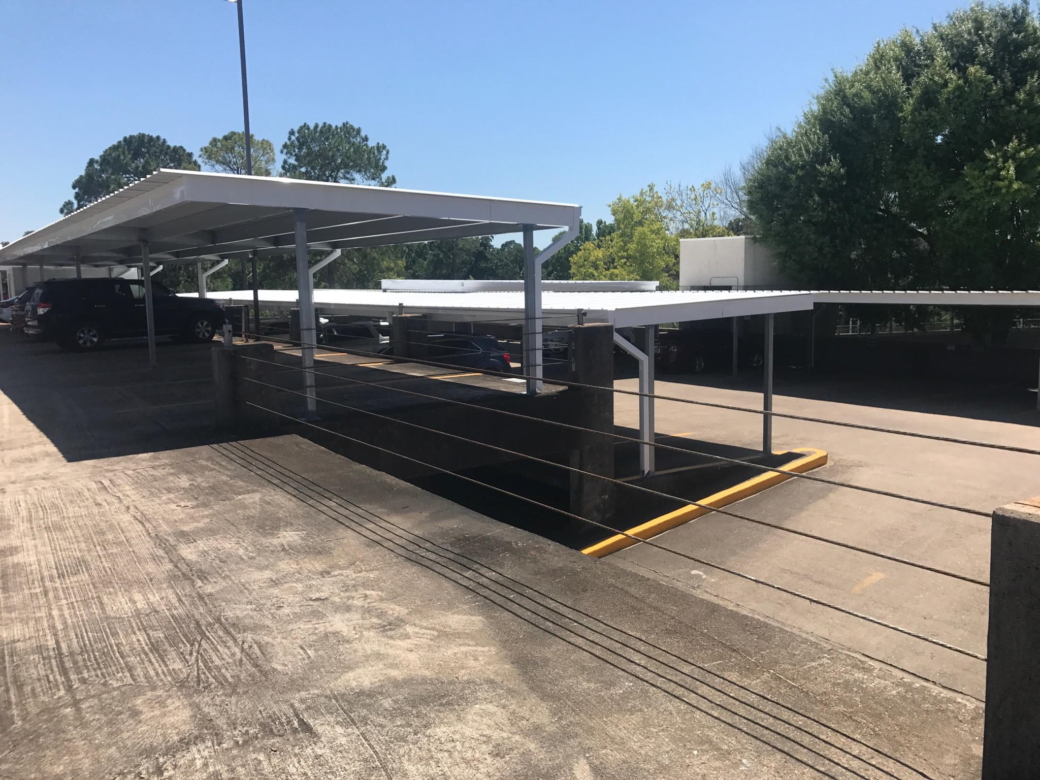 Custom carports installation 4 by AAA Awning Co., Houston Texas