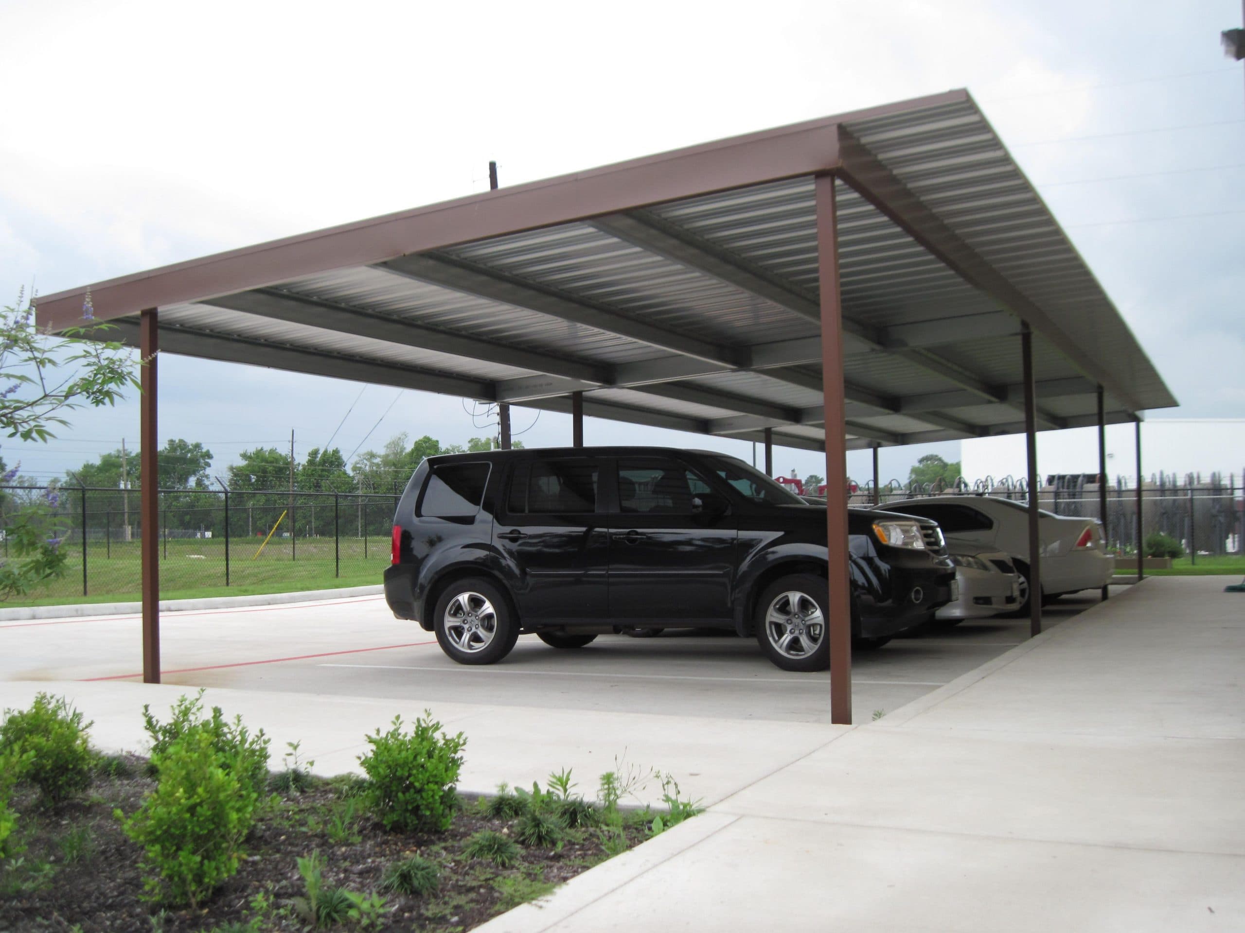 Custom carports installation 6 by AAA Awning Co., Houston Texas