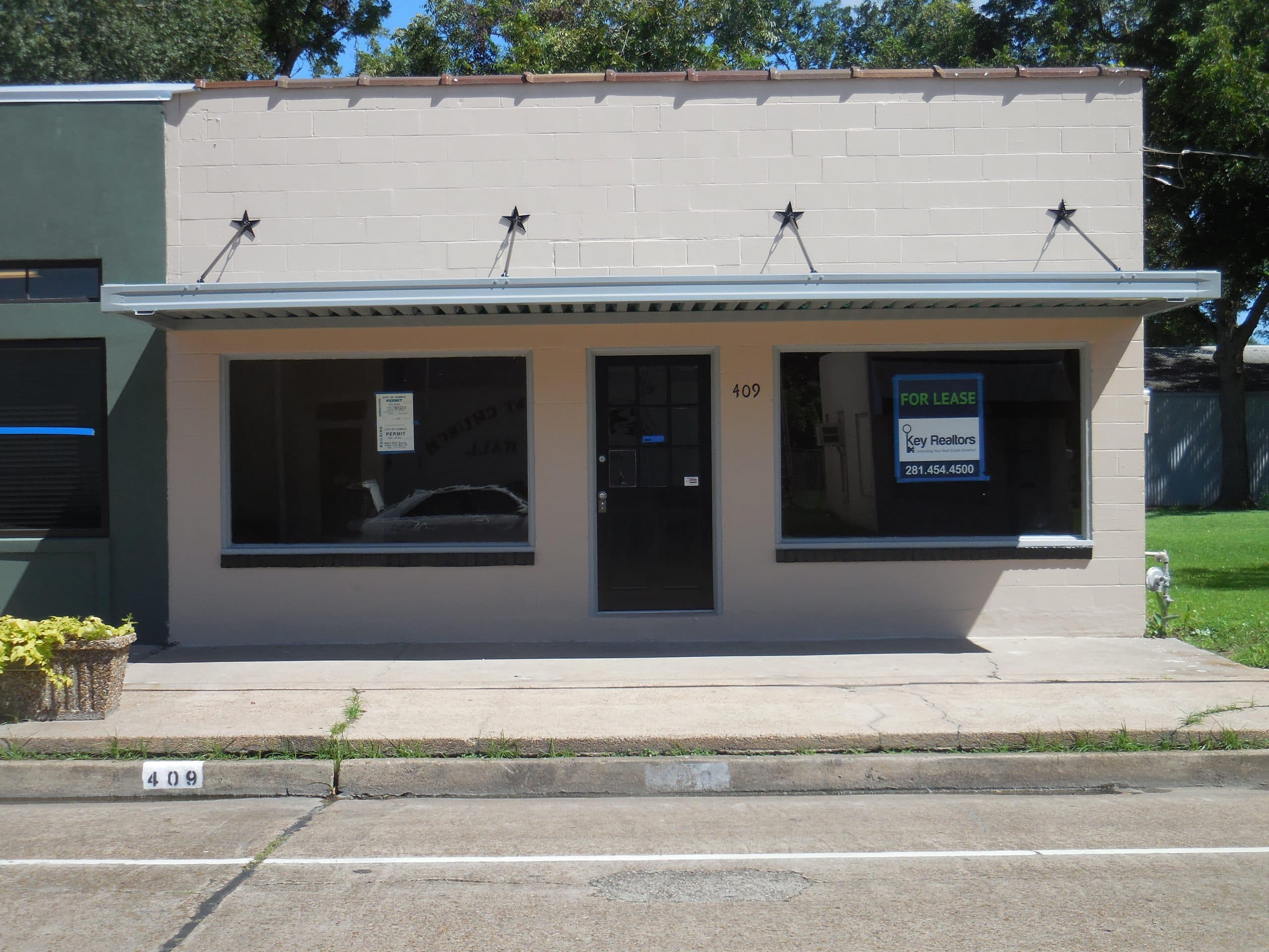 Custom extruded aluminum awnings, walkway covers & canopies installation 4 by AAA Awning Co., Houston Texas