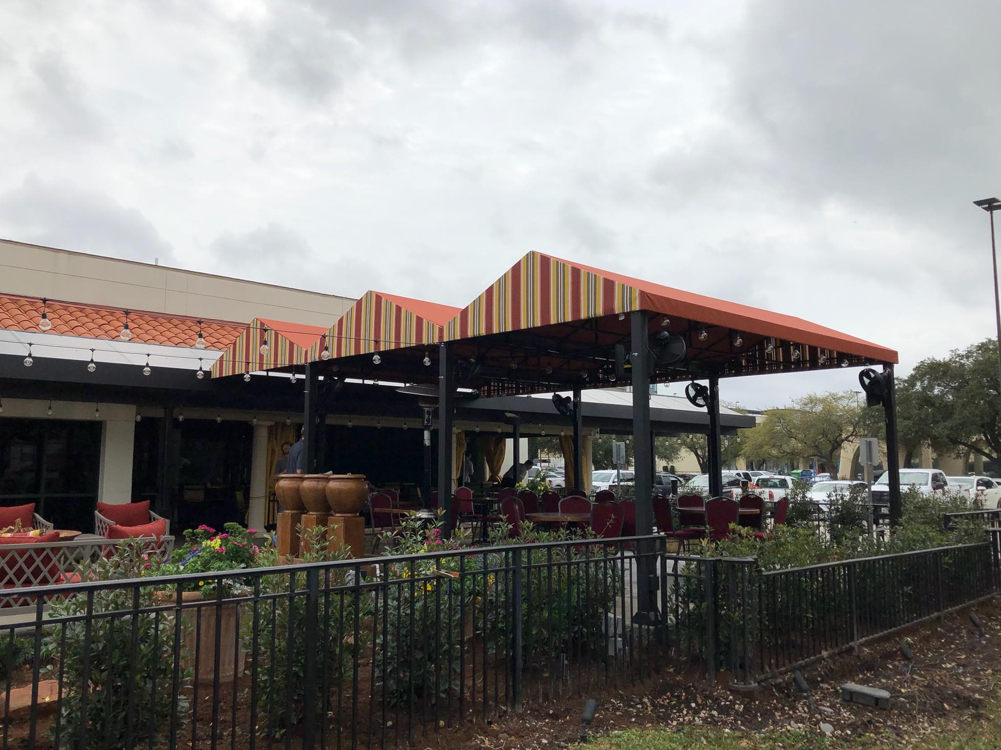 Custom fabric awnings installation 3 by AAA Awning Co., Houston Texas