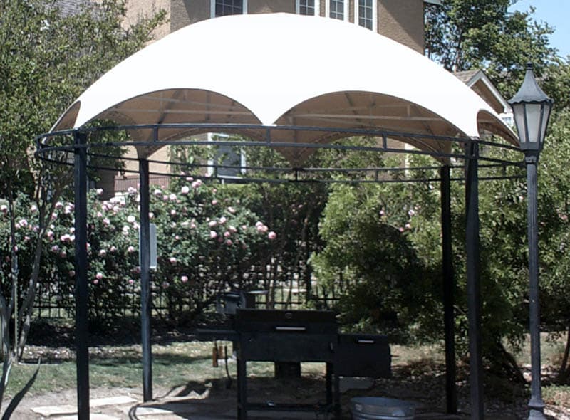 Custom gazebos & cabanas installation 3 by AAA Awning Co., Houston Texas