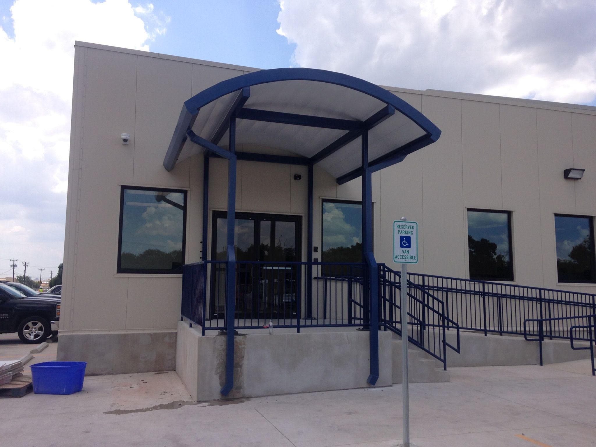 Metal Awnings — custom fabrication and installation by AAA Awning Co., Houston Texas