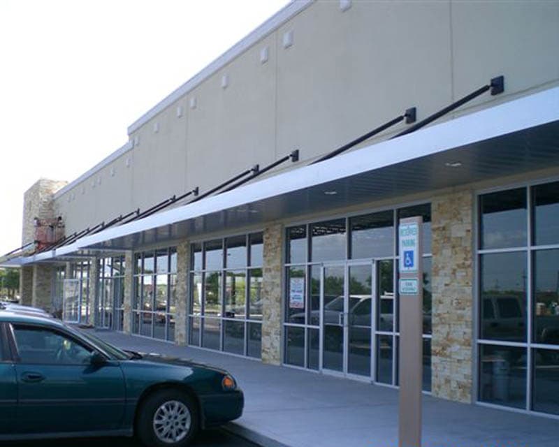 Custom metal awnings installation 13 by AAA Awning Co., Houston Texas