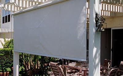 Custom patio curtains installation 5 by AAA Awning Co., Houston Texas