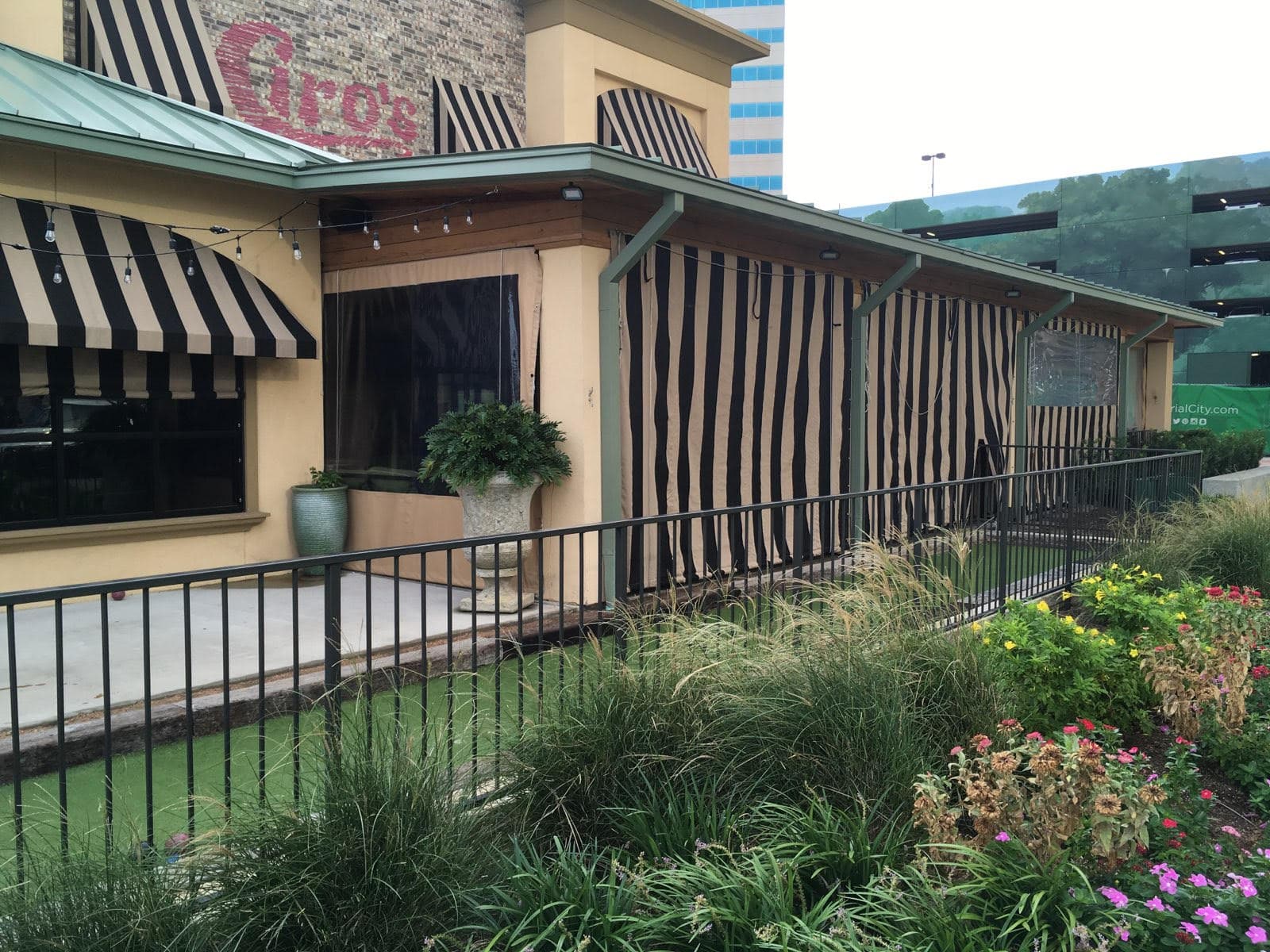 Custom patio curtains installation 6 by AAA Awning Co., Houston Texas