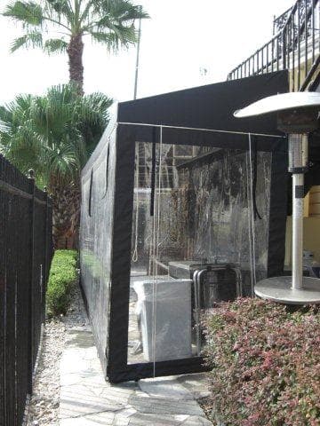 Custom patio curtains installation 8 by AAA Awning Co., Houston Texas